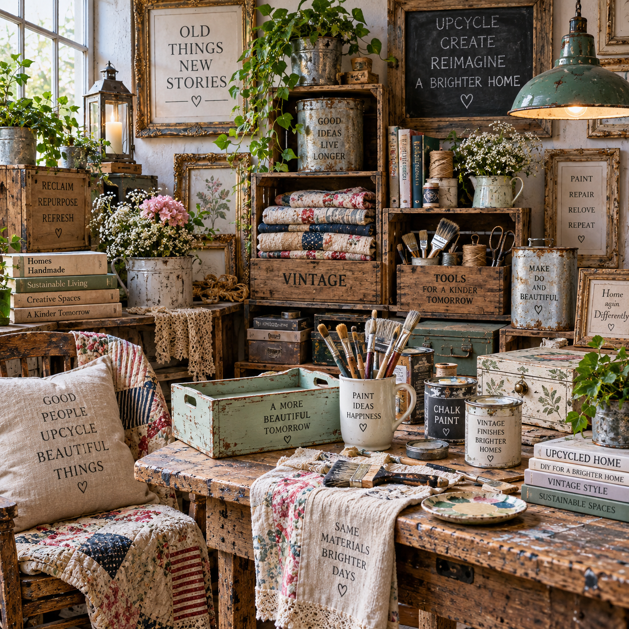 Upcycling Vintage Finds Into Unique Home Accessories: Creative DIY Ideas
